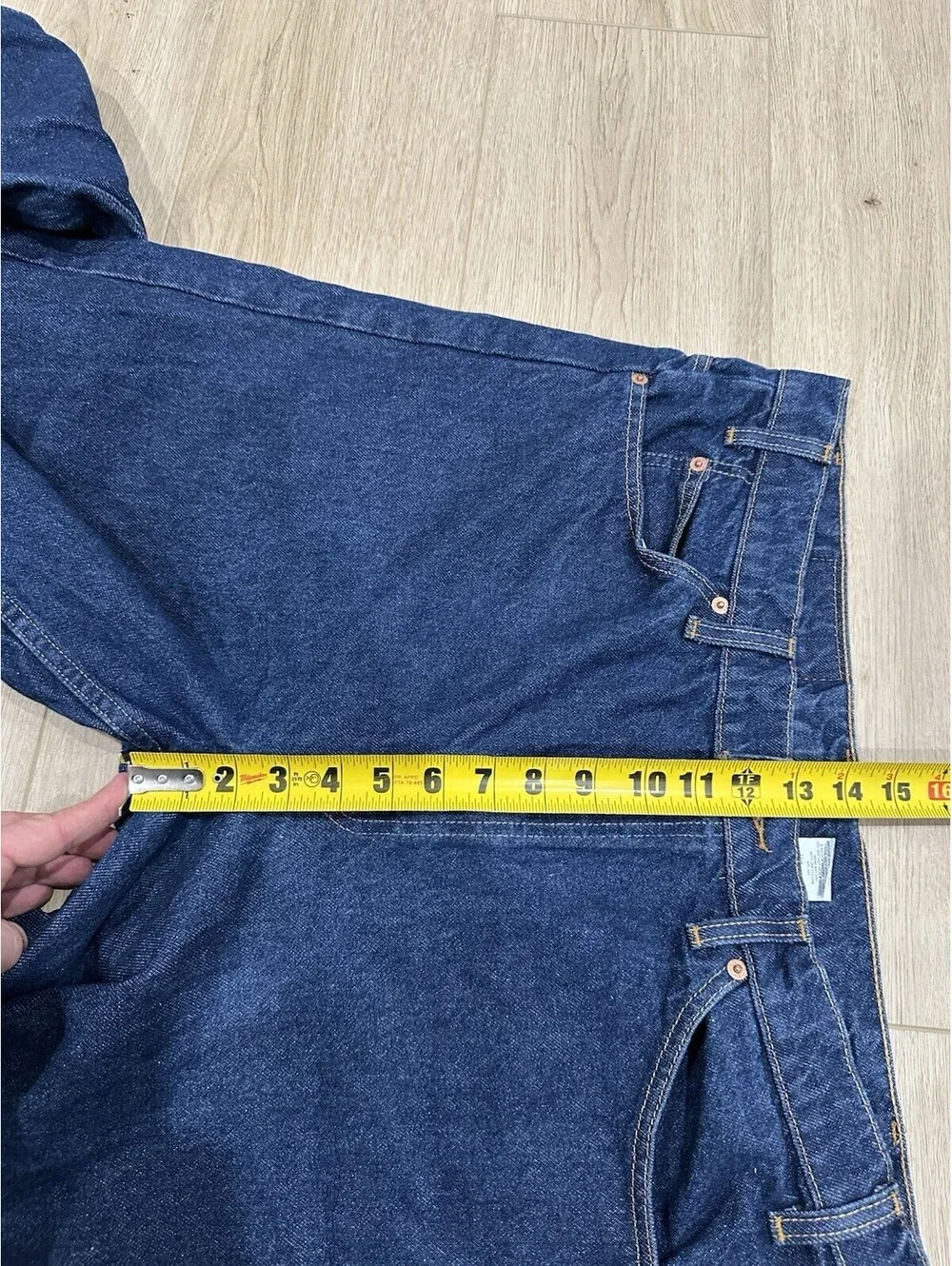 Vintage Levi's 505 Orange Tab Jeans Mens 36x30 Regular Straight Blue Denim 1995
